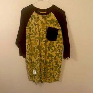 Camo LRG baseball tee